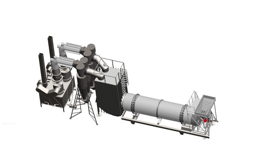 Установка по утилизации нефтешламов УУН-08 3D модель